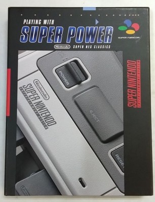 BUCH PLAYING WITH SUPER POWER SUPER NINTENDO ITALIENISCHER ZUSTAND FOTO