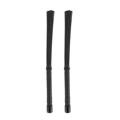 2Pcs Cajon Brush Telescoping Drum Brushes Nylon Sticks Percussion for Jazz4898