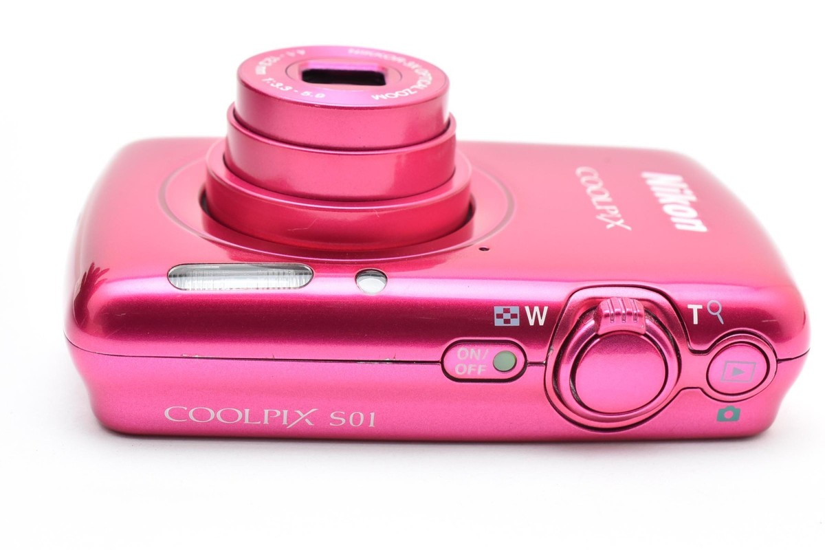 Nikon COOLPIX S01 10.1MP Digital Camera - Pink for sale