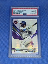2024 Topps Pristine SALVADOR PEREZ PSA 10 Purple card #/99 KANSAS CITY ROYALS