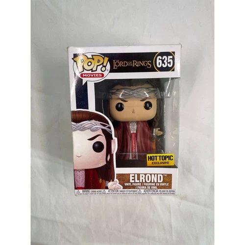 New Funko Pop Movies Lord of the Rings Elrond #635 Hot Topic Vinyl Figure