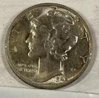 1945 Mercury Dime No Mint Mark Great Condition