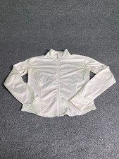 Athletic Jacket White Women's Size Small