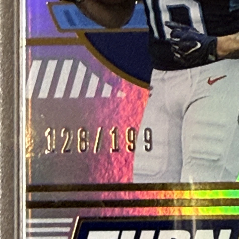 2022 Donruss Elite Treylon Burks Turn of the Century Rookie RC Auto /199 PSA 10 - Image 2 of 3