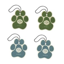 Pet House  Car Freshener - Pack of 4 - Non-Toxic, Bamboo Watermint/Med Sea