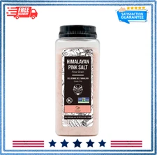 Soeos Himalayan Pink Salt, Fine Grain, 38.8oz (2.4 LB), Non-GMO, Pink Salt