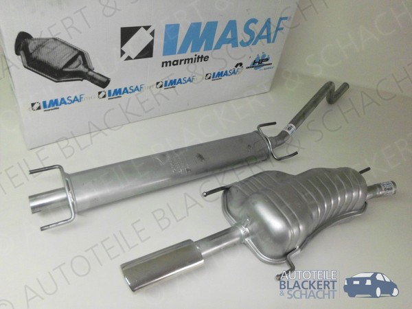 Imasaf Auspuff Set Msd+Esd für Opel Astra G Cabrio 1.6+1.6 16V 2003-2005-image