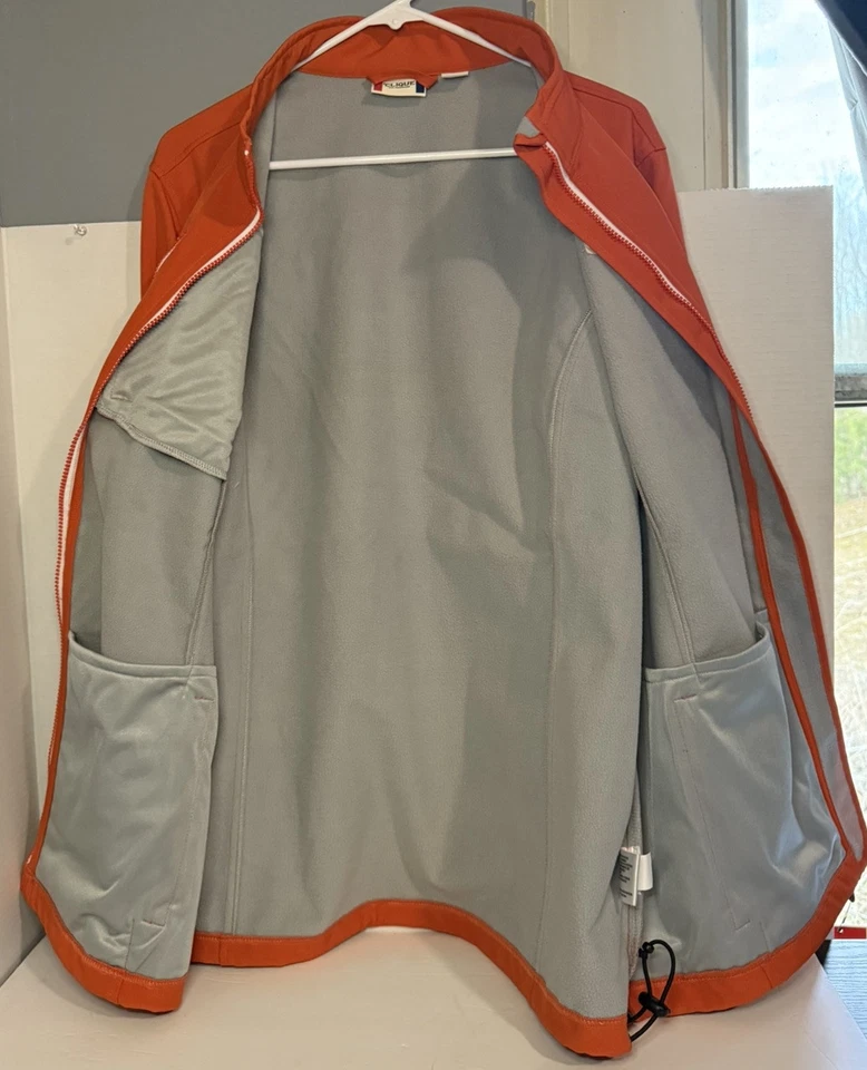 Brand New W/ Tags Clique Orange Jacket Size XXL Shell With Fleece Lined - Image 4 of 4