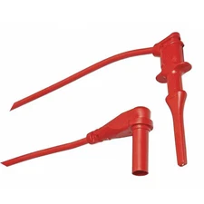 Pomona Electronics 6244-48-2 Test Clip Lead, Cat Ii 300V, Right-Angle Dmm Plug,