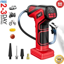 Cordless Tire Inflator Air Compressor For Milwaukee 18V Battery, 150PSI Portable