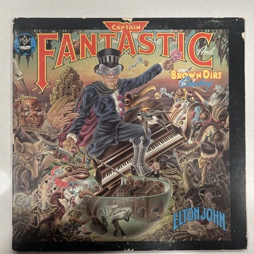 ELTON JOHN Captain Fantastic And The Brown Dirt Cowboy 1975  Vinyl Record