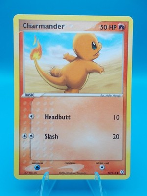 Charmander 58/112 FireRed & LeafGreen Pokémon TCG Regular Lightly Played