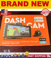 Rexing CP DUO 686 Wireless Apple CarPlay & Android Auto Display with 4K Dash Cam