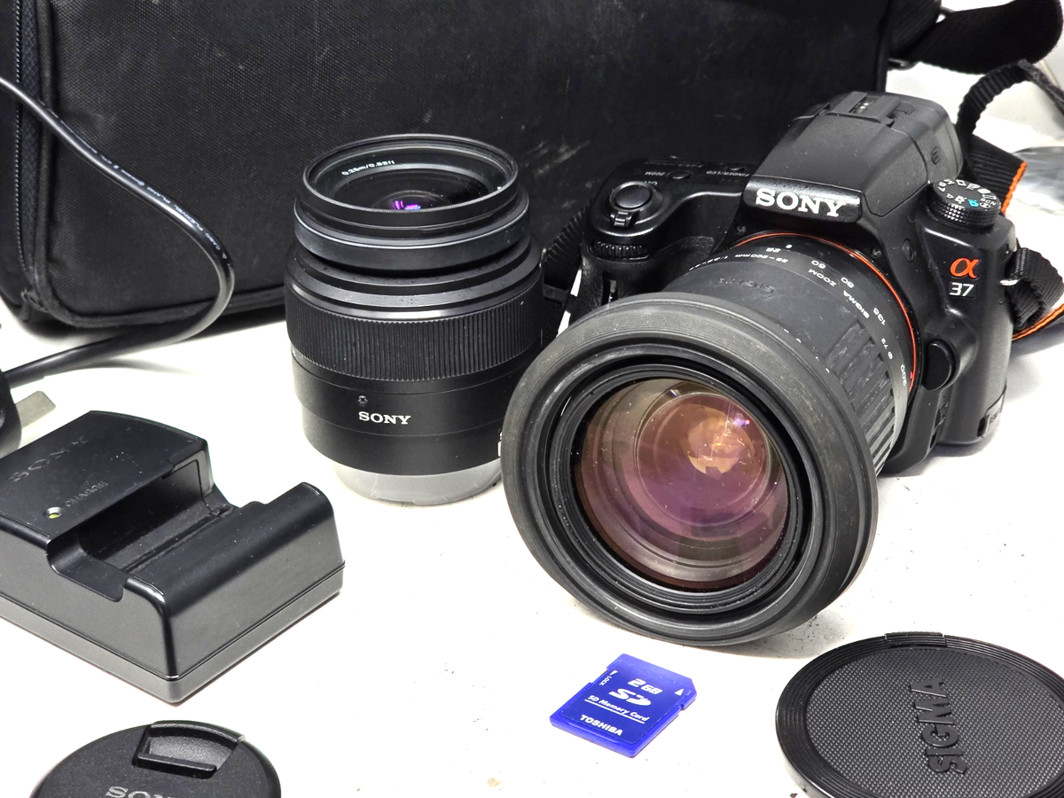 Sony Alpha a37 16.1MP Digital SLR Camera - Black (Body Only) for
