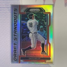 Zack Gelof 2021 Prizm Draft Picks Draft Standouts Prizm Silver #DS-ZG
