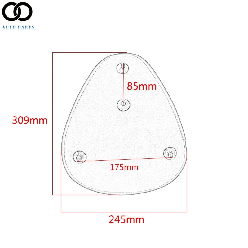 For Yamaha V Star 1300 1100 950 650 250 Motorcycle Bobber Solo Seat Spring Brown - Image 3 of 4