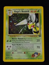 Wizards of the Coast Pokemon TCG Koga's Beedrill Gym Challenge Holo 9/132 80HP on eBay