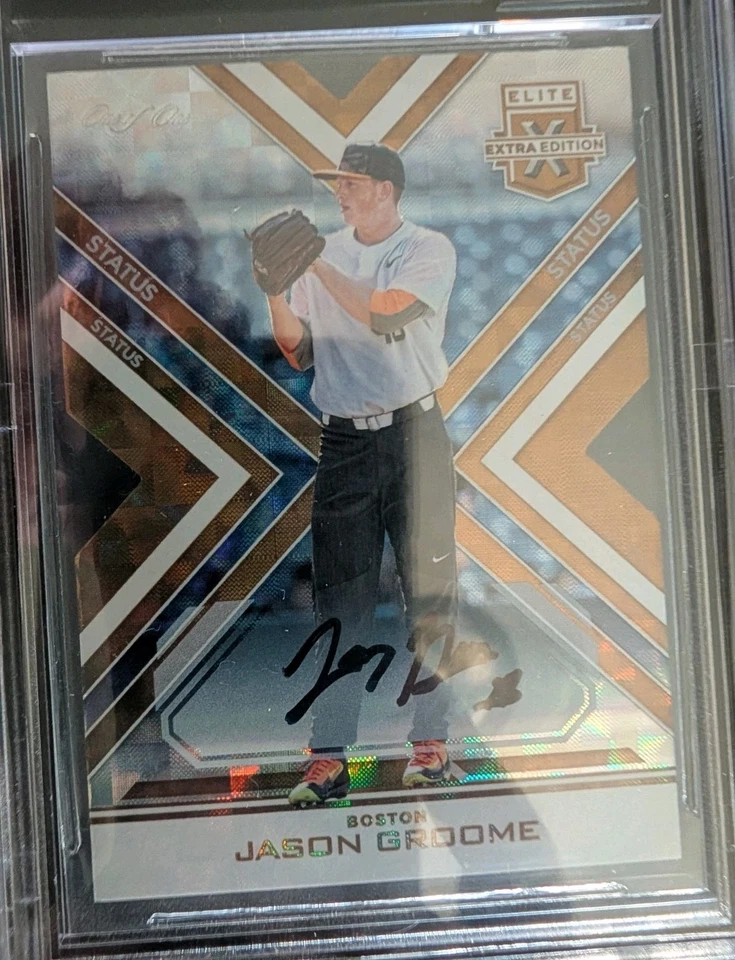 2016 Elite Extra Jason Groome Gold Die Cut Auto One Of One BGS 9.5 1/1 #12 RC - Image 3 of 4