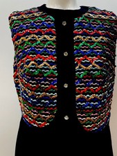 Kleid Vintage 60er/ 70er Jahre Original Hippie Boho 38 Twiggy