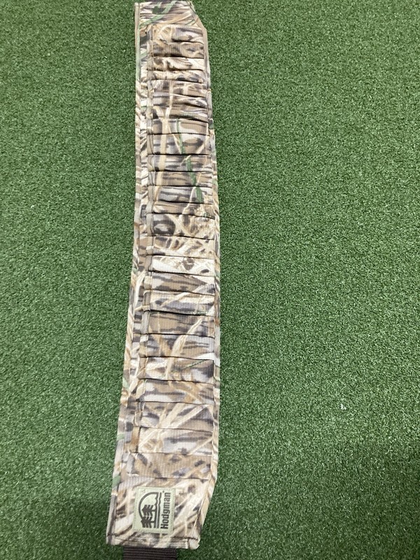 Hodgeman Duck Hunt Shotgun Shell Ammo Belt Holds 25 Rounds. Mossy Oak  