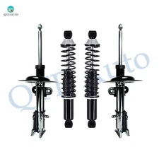 Set Front Strut-Rear Complete Shock To 2001-2007 Chrysler Town & Country VAN FWD