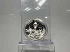 1996 MERRY CHRISTMAS PEACE ON EARTH .999 PURE SILVER TROY OUNCE