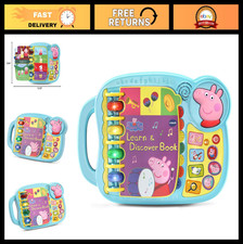 Interactive Peppa Pig Learning Book for Kids - Educational Fun, Blue