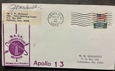 Nasa Space Postal Cover Communications Network Apollo 23 Honolulu Hawaii 1970