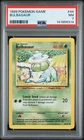 1999 POKEMON BASE SET UNLIMITED #44 BULBASAUR PSA 7