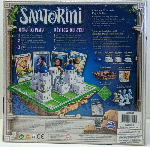 Santorini Roxley Spin Master Brettspiel Gordon Hamilton griechische Götter VERSIEGELT NEU - Bild 2 von 6
