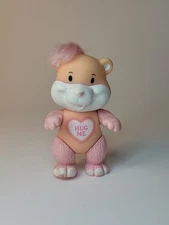 Vintage  SOMA Love Pets Bear HUG ME 1980s Vinyl PVC Figure 3.5"