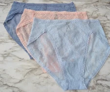 Natori 772303# Bliss Allure Lace French Cut Brief 3-Pack Panties US One Size