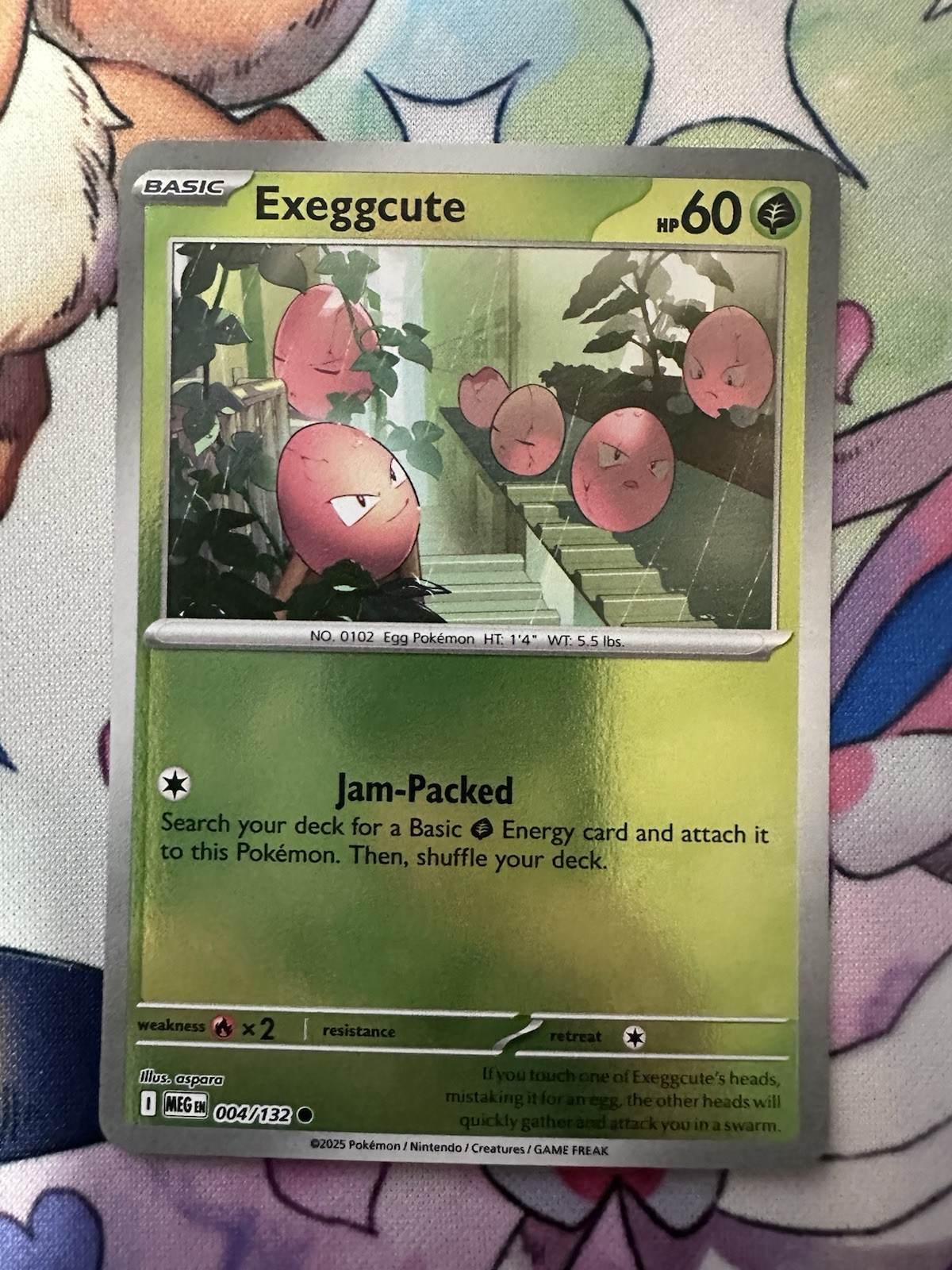Exeggcute 004/132 Me01: Mega Evolution Reverse Holo