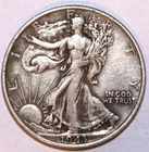 1943-P Walking Liberty Silver Half Dollar - Extra Fine - #2740EC