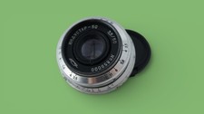 Vintage SLR Silver KMZ Industar 50 3,5 50mm Zenit portrait lens M39/M42