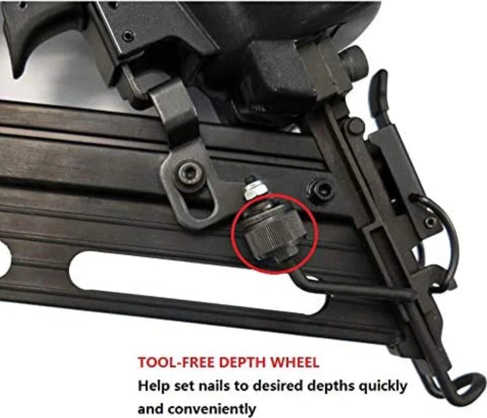 ¡Gran venta! Clavadora 3PLUS HDA1564SP calibre 15 acabado en ángulo/usada buen estado de funcionamiento Foto 2 de 2