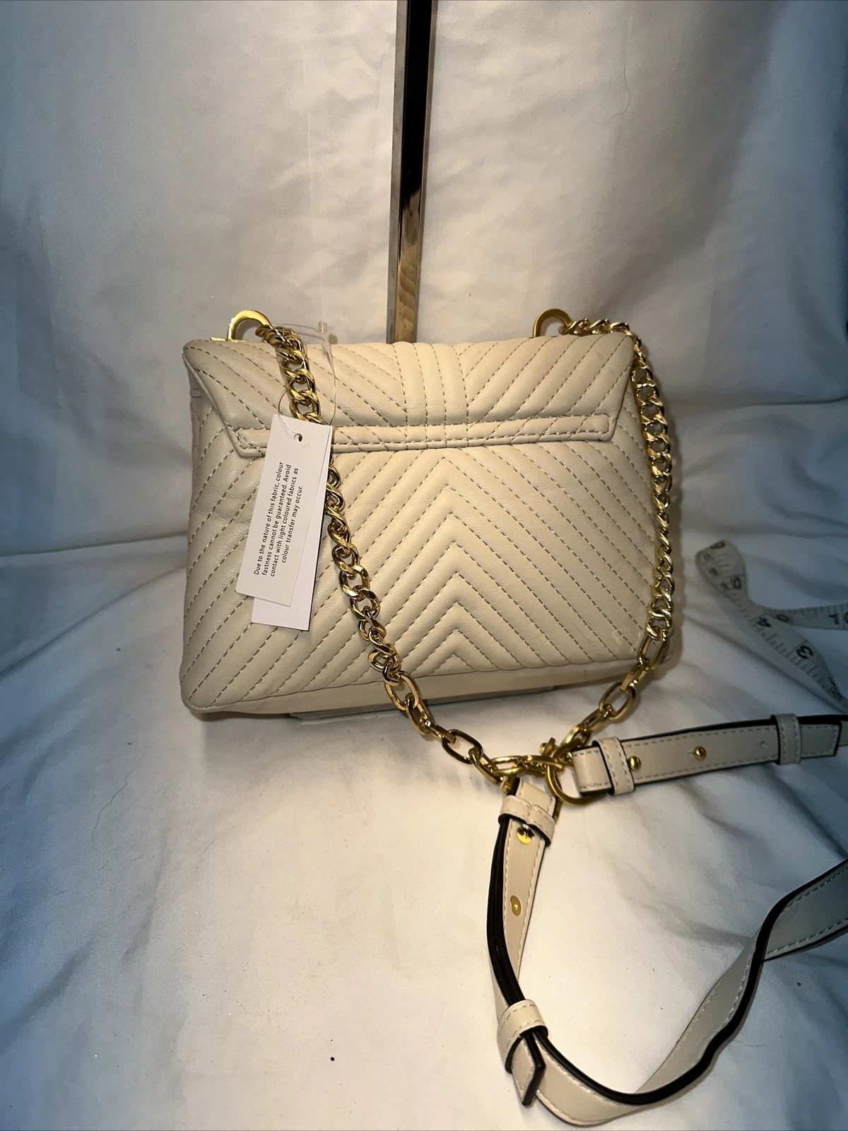 Borsa a tracolla Topshop colore crema nuova con etichetta