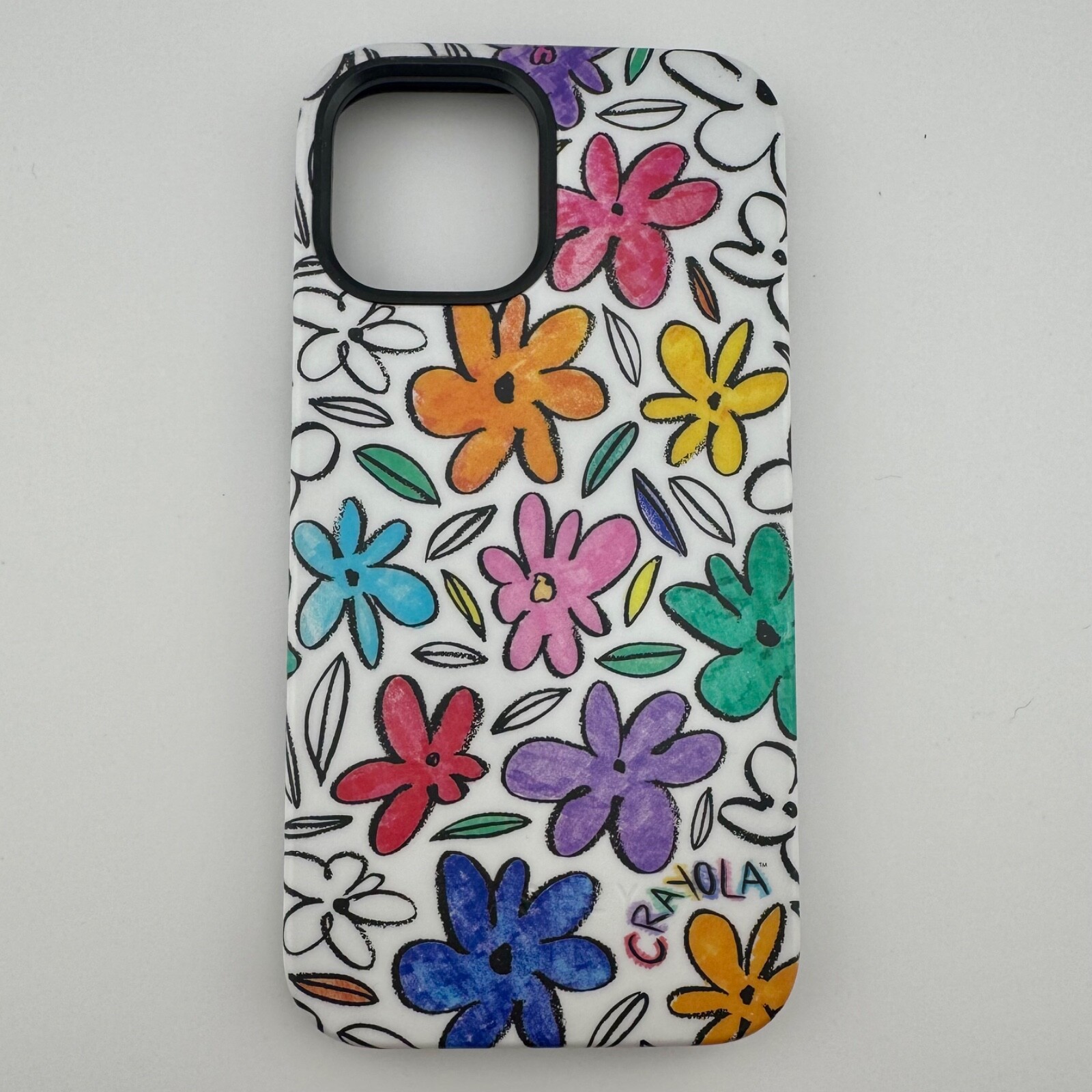 Colorful Crayola Marker iPhone 12 Pro Max Case - Outside The Lines Design-image