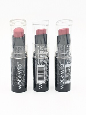 Wet n Wild Mega last lip color lipstick #906D Wine Room (Lot of 3)