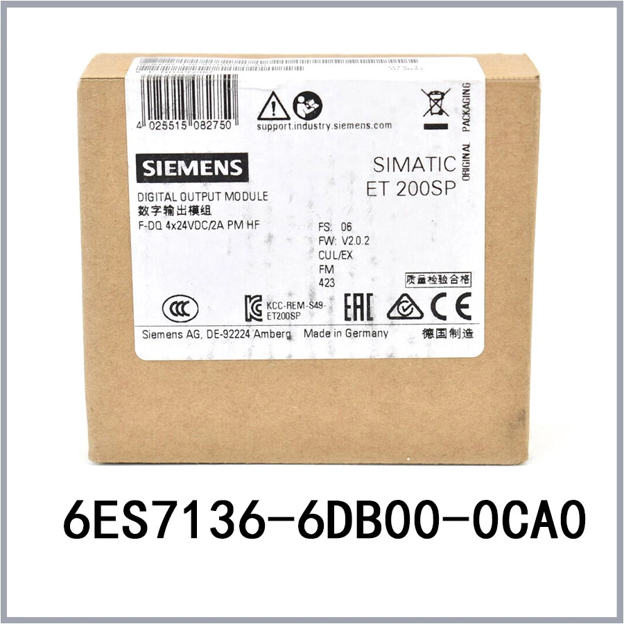 Módulo Siemens 1X 6ES7136-6DB00-0CA0 6ES7 136-6DB00-0CA0 SIMATIC DP Electronics Foto 2 de 4