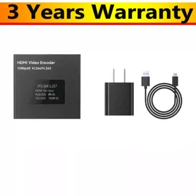 MiniENC1 HDMI Encoder Streaming HD 1080P60 H.264/H.265 Video Encoder Acquisition