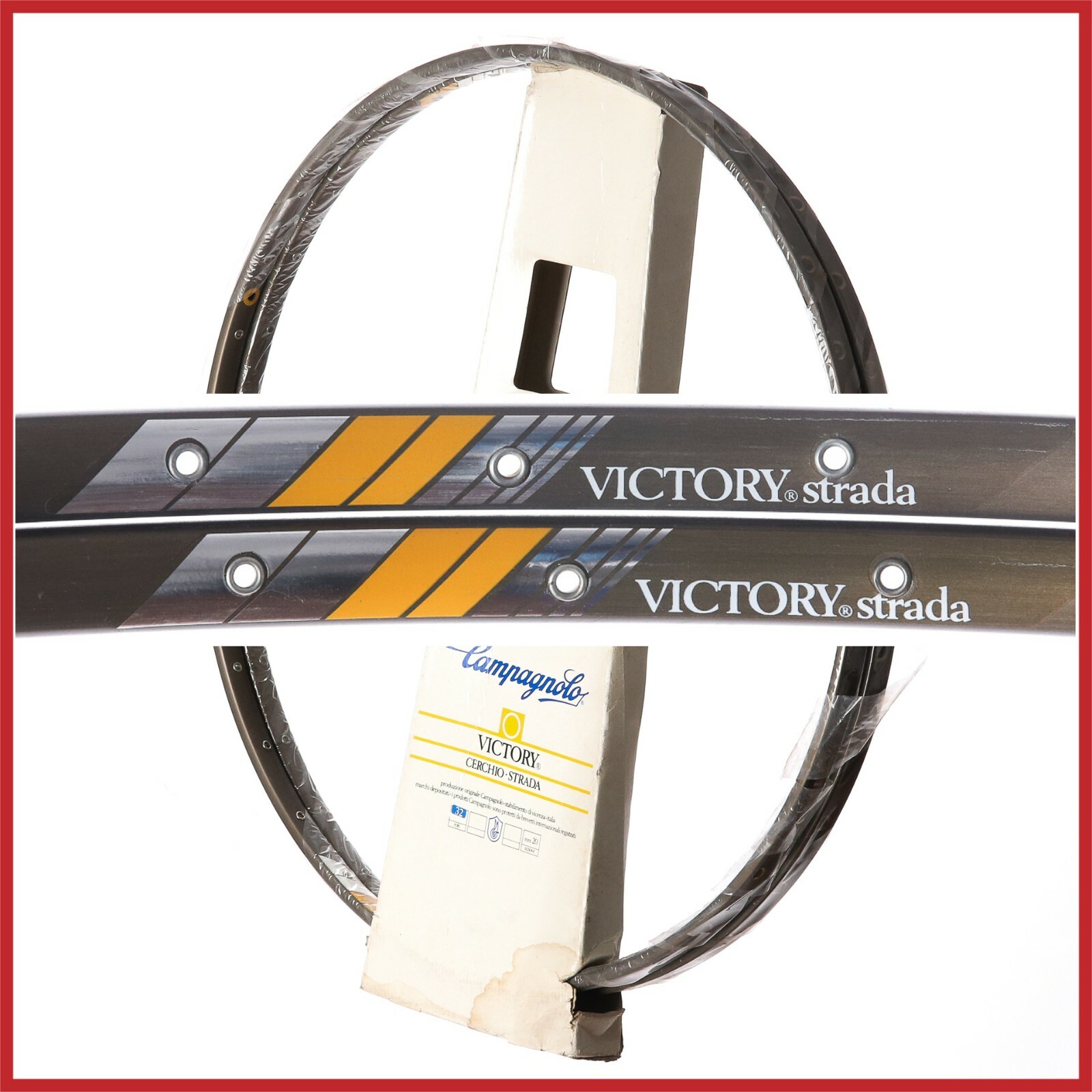 Nos Campagnolo victoria Strada Llantas de 28 700c 32H 80s Carreras De Carretera Tubular Vintage Nos Campagnolo victoria Strada Llantas de 28 700c 32H 80s Carreras De Carretera Tubular Vintage