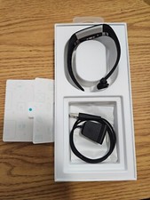 Fitbit Alta HR Activity Tracker S/P Black Band W Charger Dongle  Box