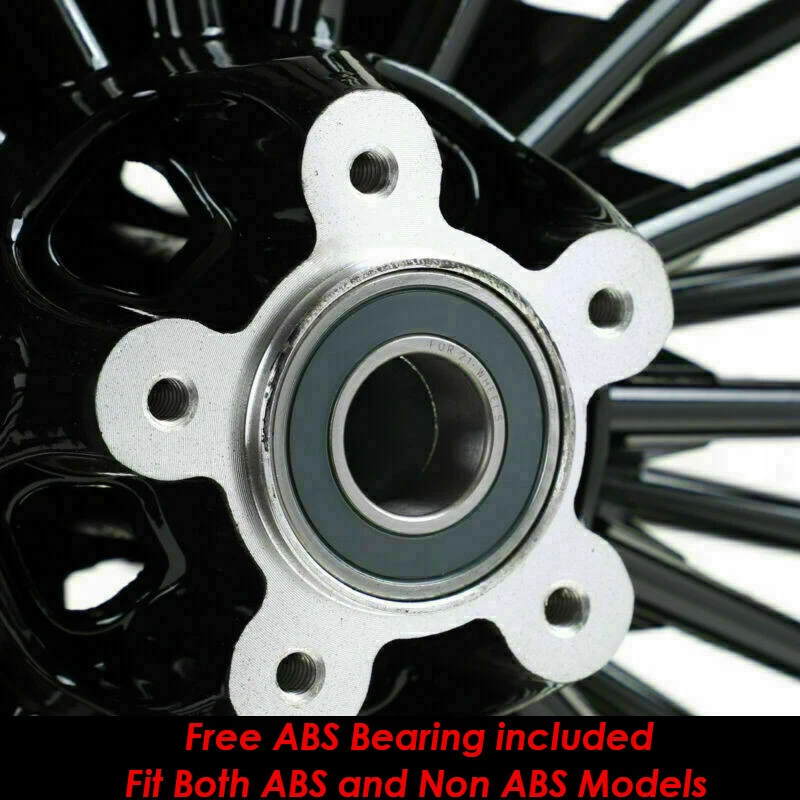 Rueda delantera de radios gruesos de 21" ABS 21x3,5 para Harley Touring Street Road Glide 2009+ Foto 4 de 4