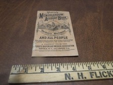Vintage 1904 Pierce's Memorandum Account Book Designed for Farmers, Mechanics