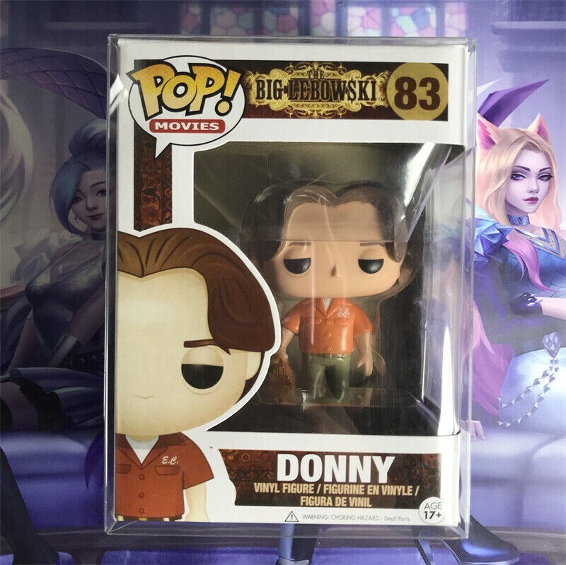 Estatuilla Pop The Big Lebowski Donny #83 Vinilo Rara Retirada Bóveda Con Protector