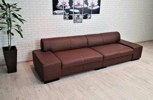 Italienisches Echtleder 4er Sofa 302cm London Echt Leder Sofa Couch viele farben - Bild 4 von 12