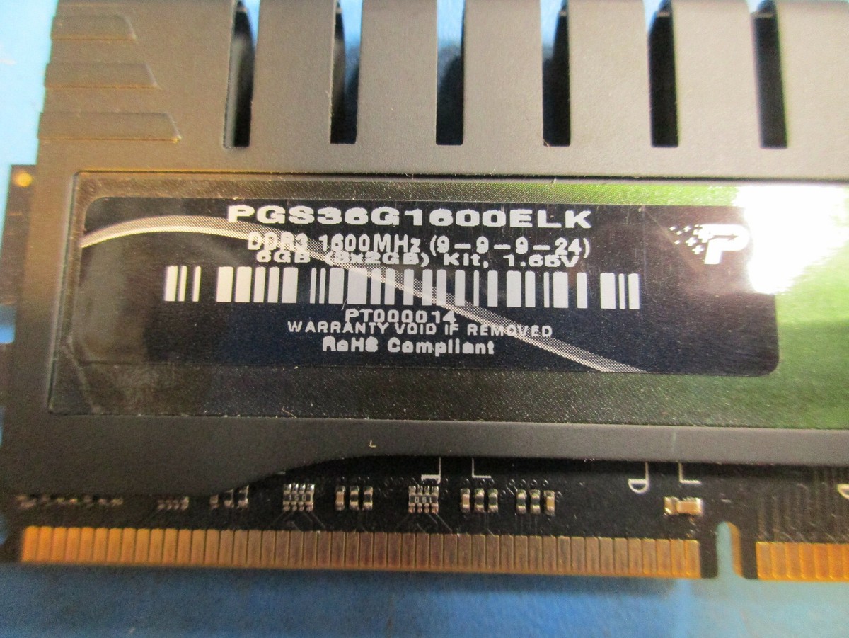 PATRIOT MEMORY G SERIES 2GB 1 X 2GB PC3-12800 DDR3 NON-ECC 240 PIN