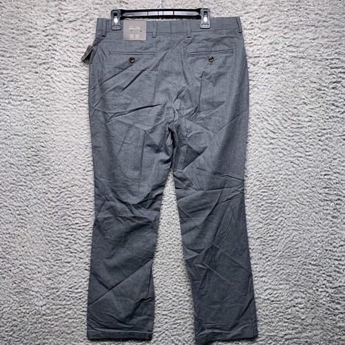 Pantalones Tasso Elba Para Hombre 32 30 Gris Vestido Trabajo Informal Frente Plano Carbón - Imagen 5 de 6