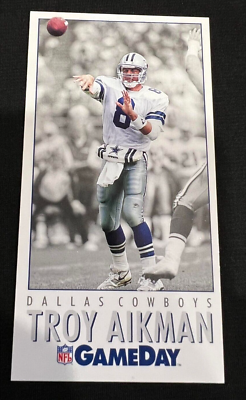 TROY AIKMAN Dallas Cowboys 1992 NFL GameDay #227 Oversized HOF